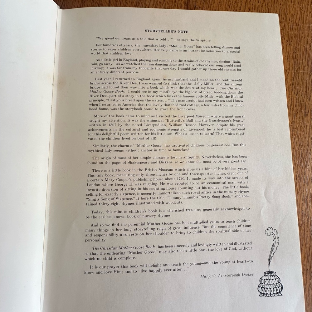 Hardback Book “The Christian Mother Goose Book” - Picture 13 of 13